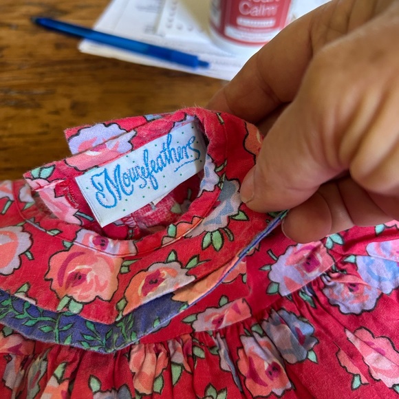 Vintage MouseFeathers Red Floral Dress - Picture 2 of 4